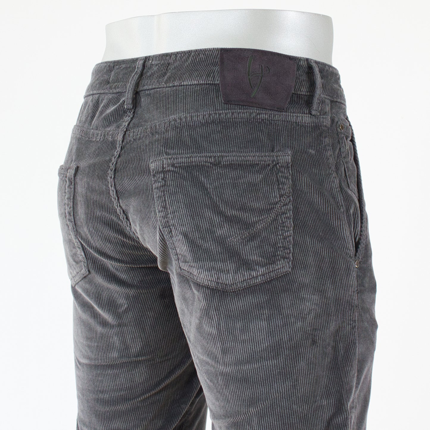 HandPicked 5-ficka Manchester, Antracit