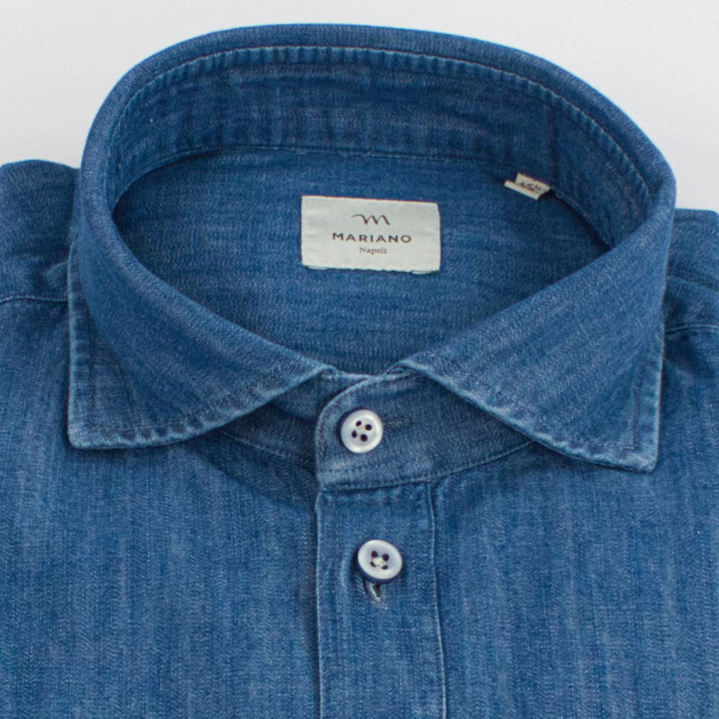 Mariano Napoli Denimskjorta, Blå