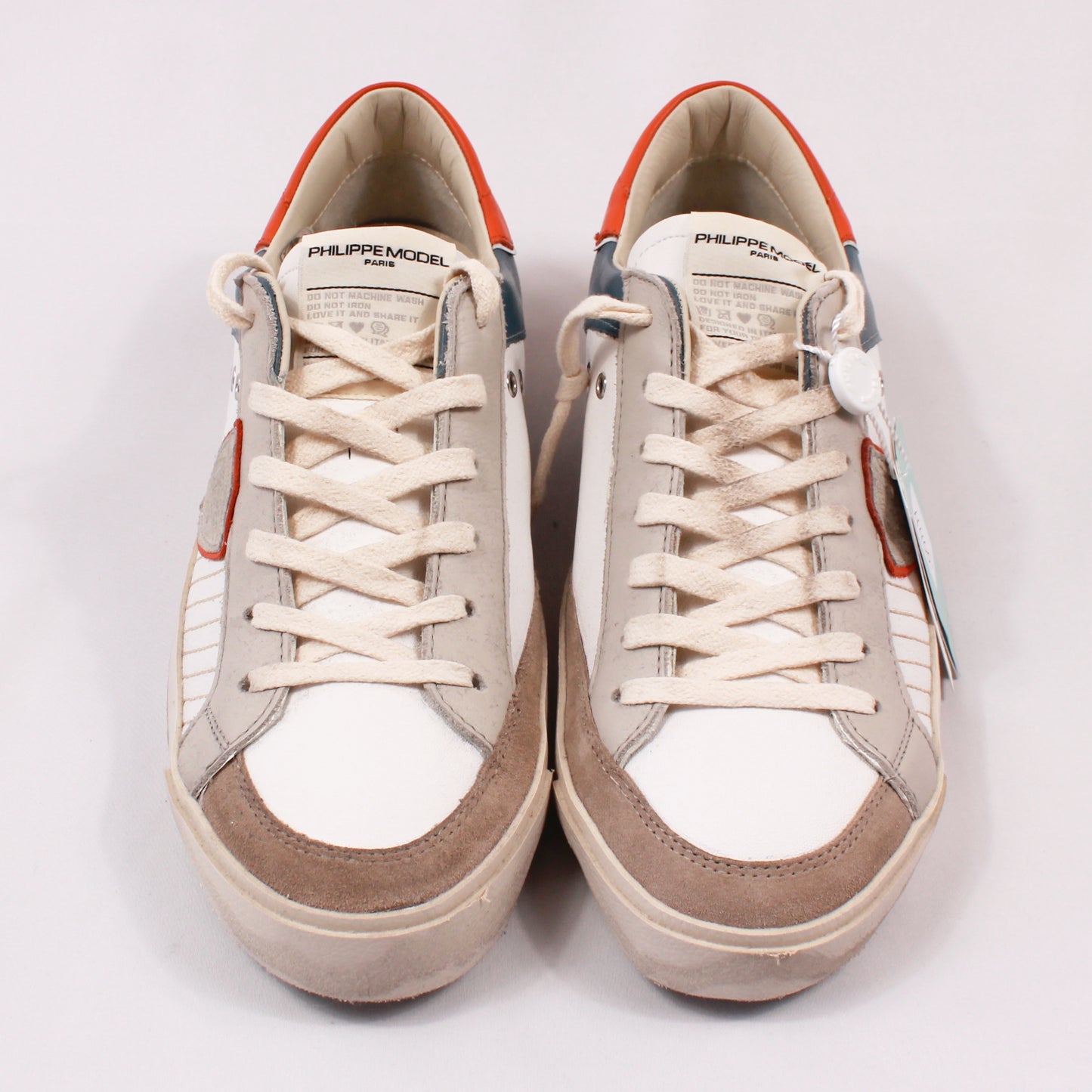 Philippe Model - PRSX Low Man, Blanc Orange
