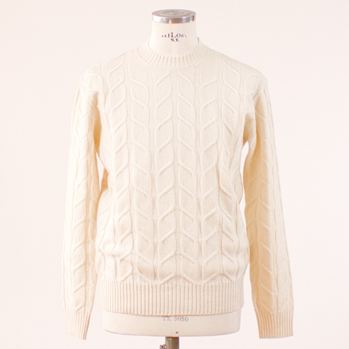 Altea Kabelstickad tröja, Beige